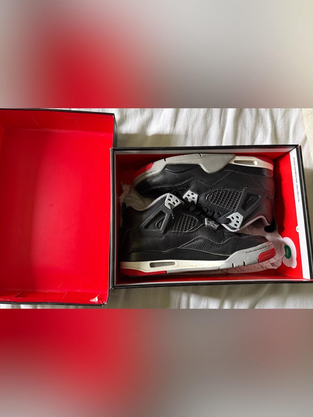 Jordan Men's Black and Red Retro Basketball Sneakers